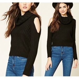Black High Neck Sweater